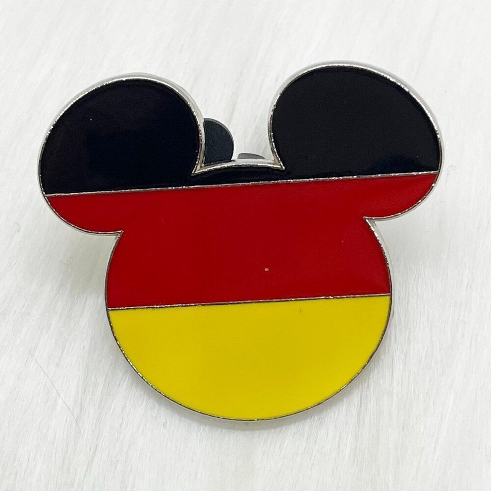 🔮 5/$25 Disney Epcot‎ World Showcase Germany Flag Mickey Pin